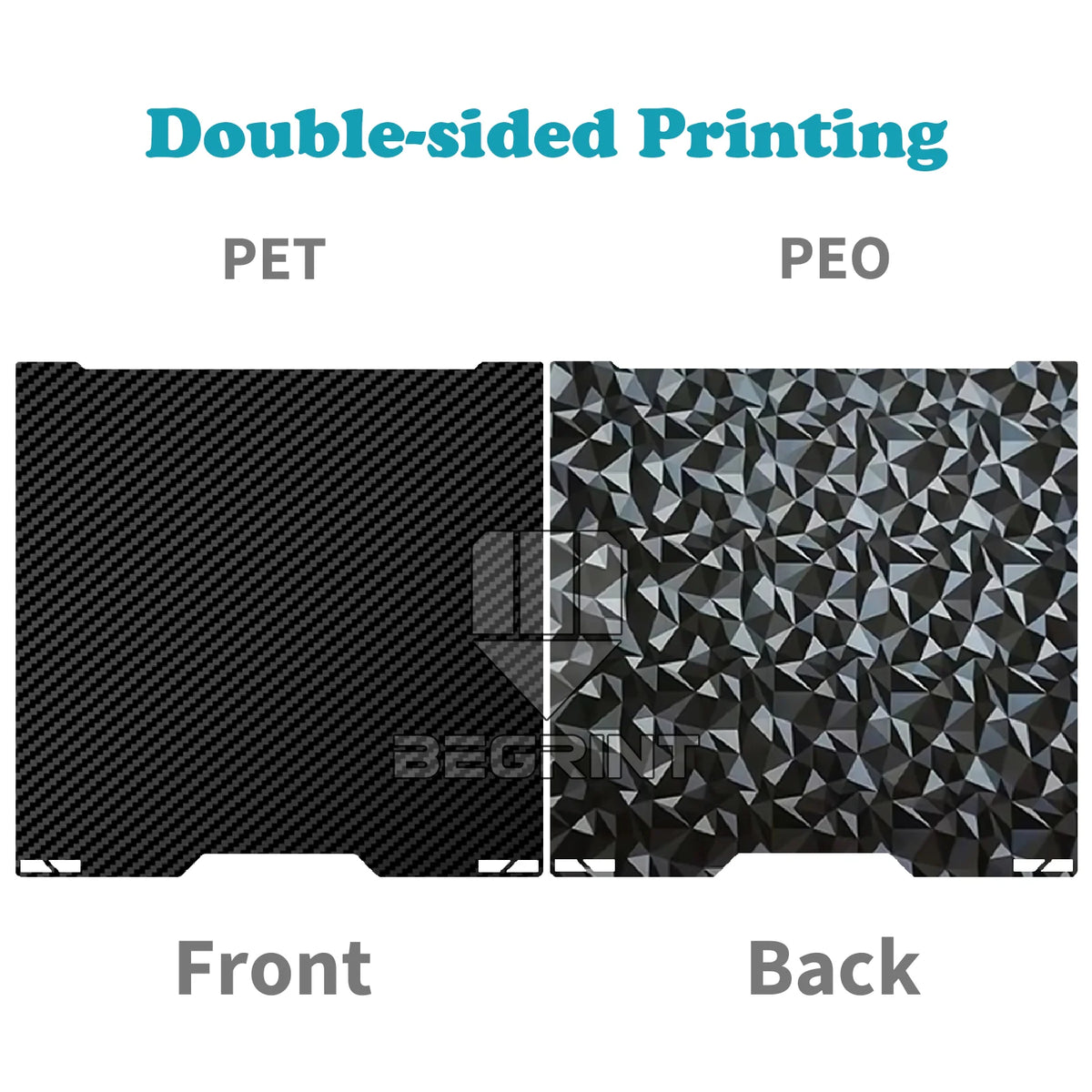 Double-Sided Build Plate | For Bambu Lab H2D