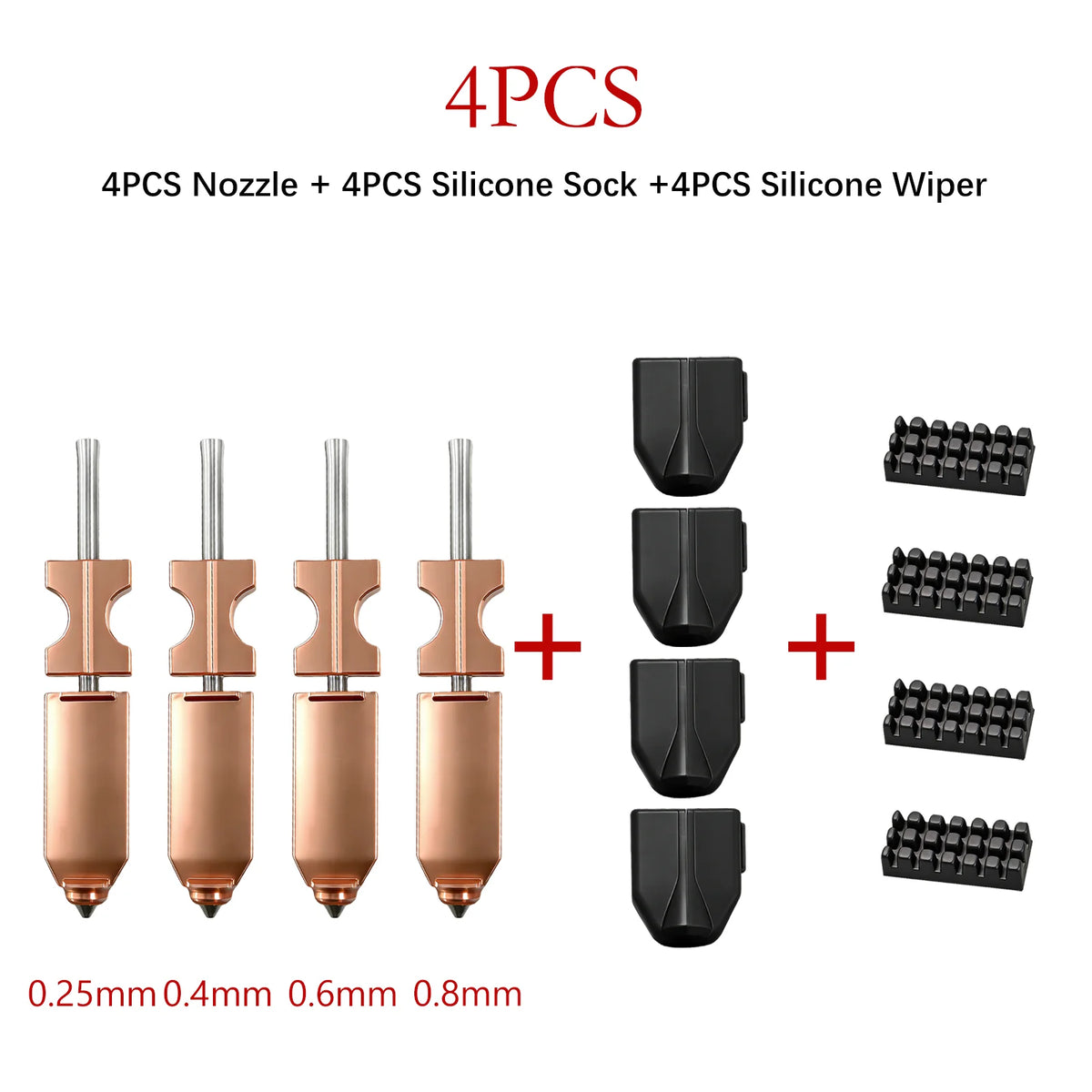 Upgraded 0.4mm Hotend Nozzle Kit | For Flashforge AD5X