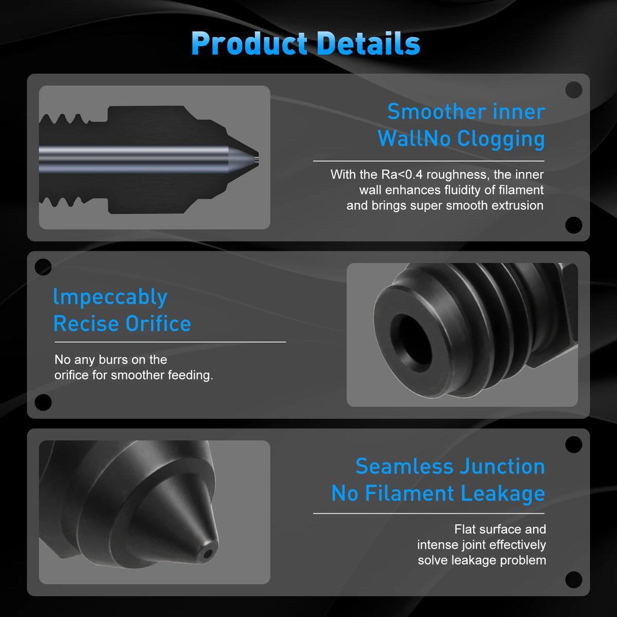 Hardened Steel Nozzle Kit | For Creality Ender 5 Max