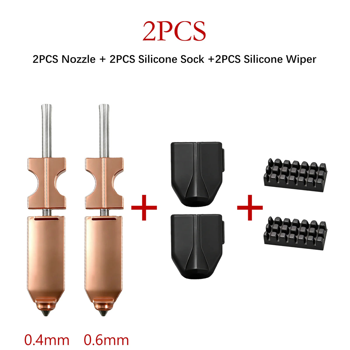 Upgraded 0.4mm Hotend Nozzle Kit | For Flashforge AD5X