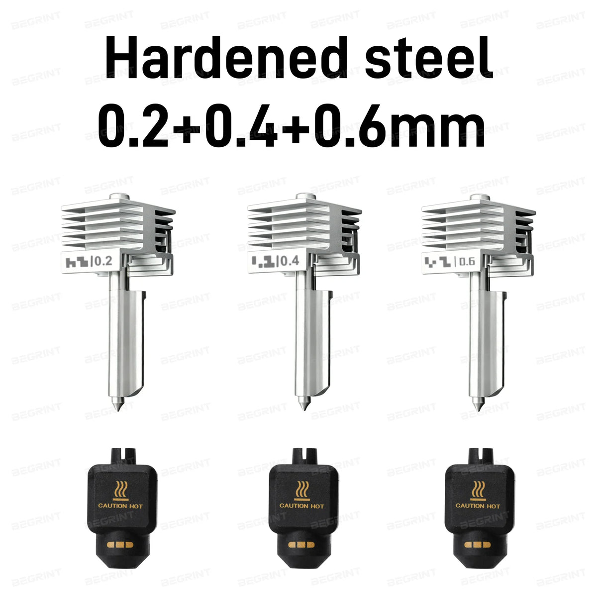 Bambu Lab P2S/X2D Quick-Swap All-Metal Hotend Nozzle | 0.4mm Hardened Steel