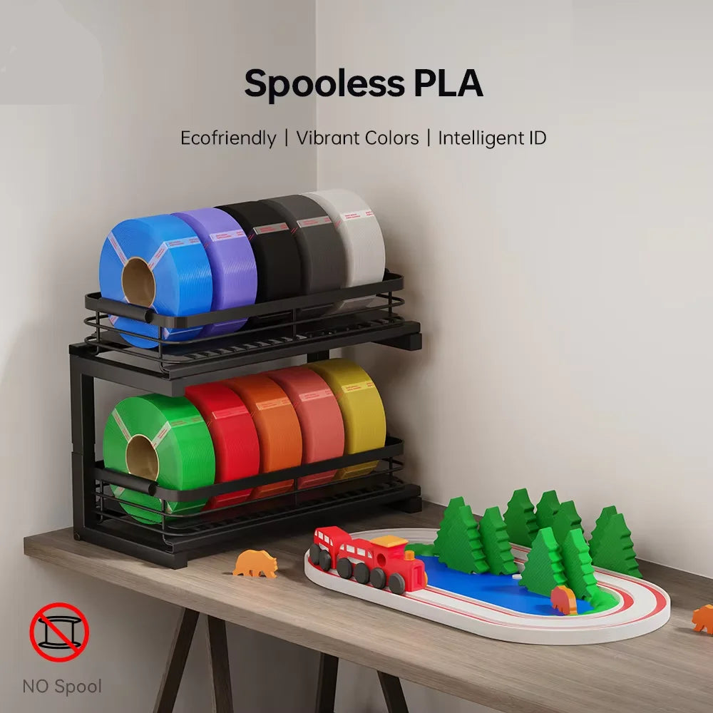 PLA Filament Refill 1.75mm | Eco-Friendly Spooless | 1KG Roll