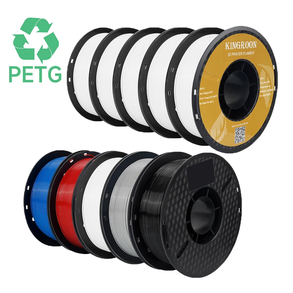 Premium PETG Filament 1.75mm | High-Precision | 10KG Bulk Bundle
