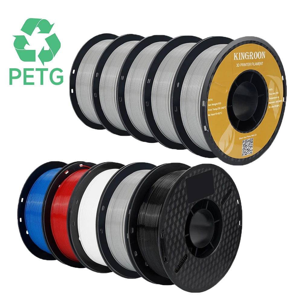 Premium PETG Filament 1.75mm | High-Precision | 10KG Bulk Bundle