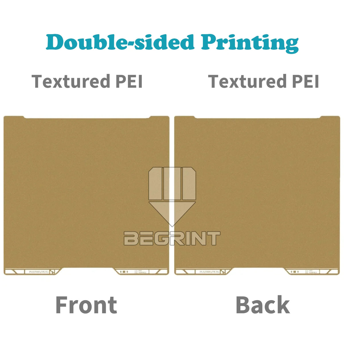 Double-Sided Build Plate | For Bambu Lab H2D