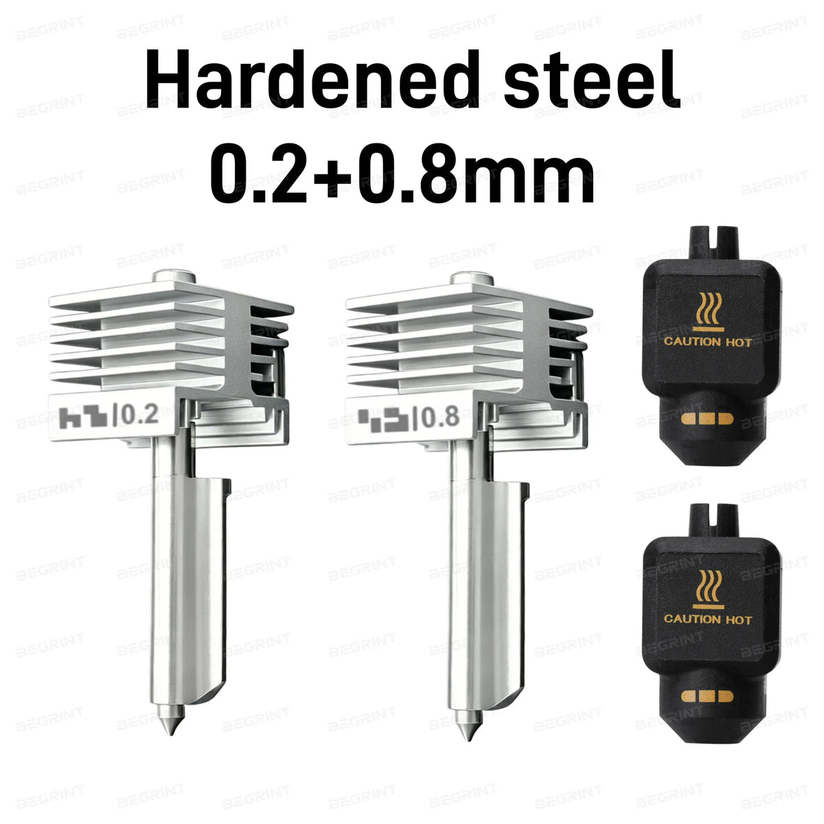 Bambu Lab P2S/X2D Quick-Swap All-Metal Hotend Nozzle | 0.4mm Hardened Steel