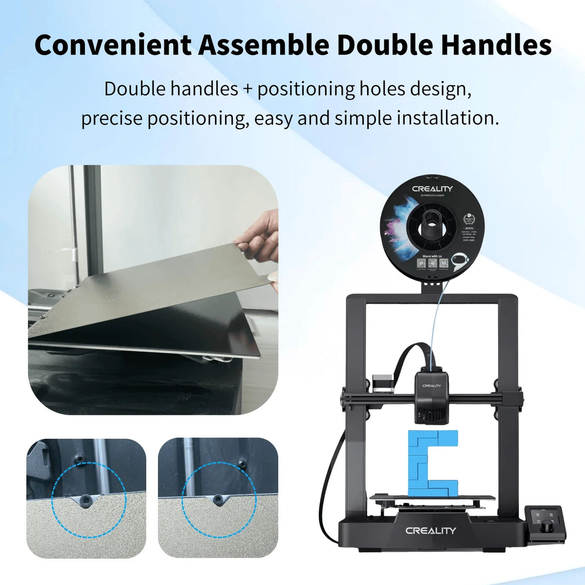 Double-Sided Build Plate | For Creality K1 & Ender (235x235mm)