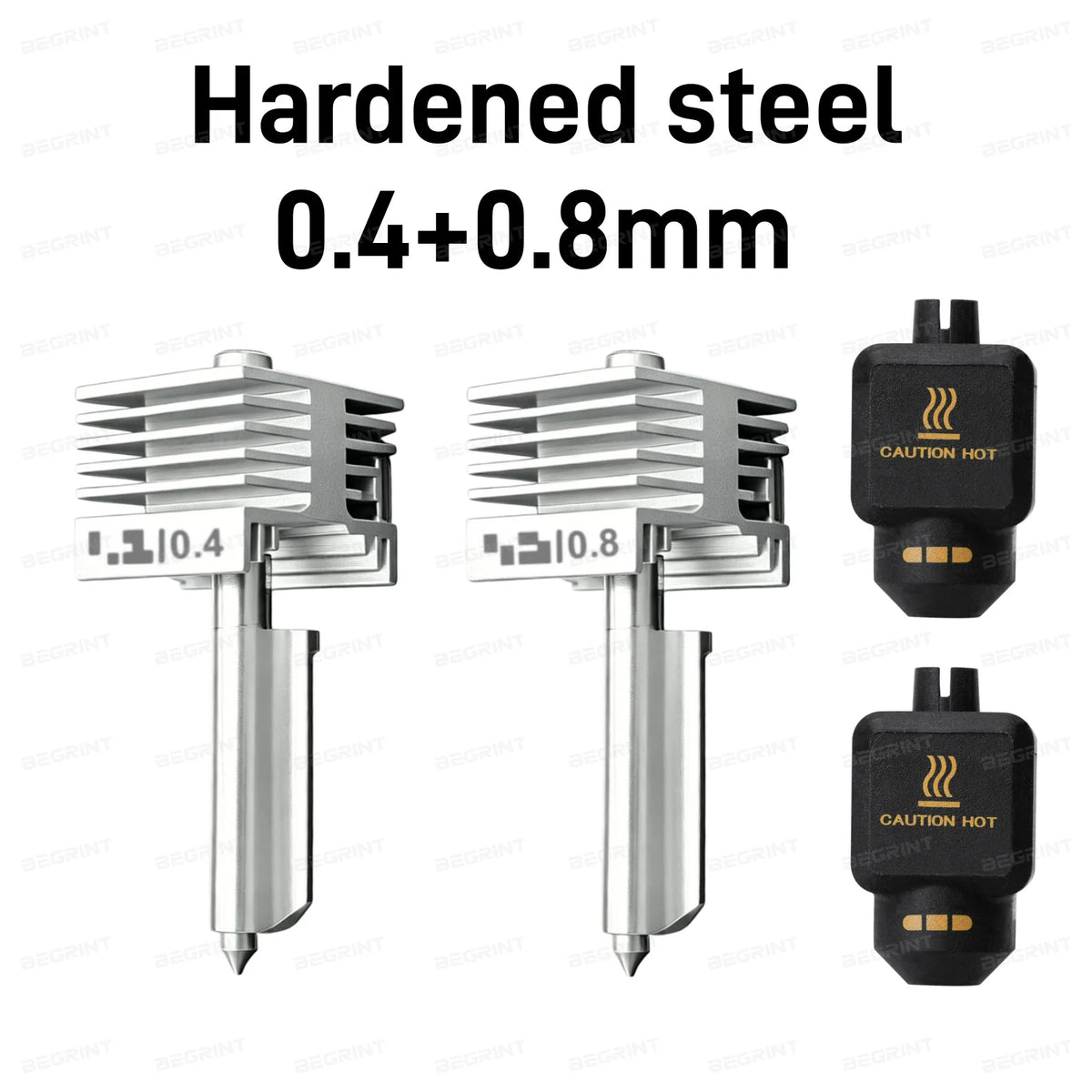Bambu Lab P2S/X2D Quick-Swap All-Metal Hotend Nozzle | 0.4mm Hardened Steel