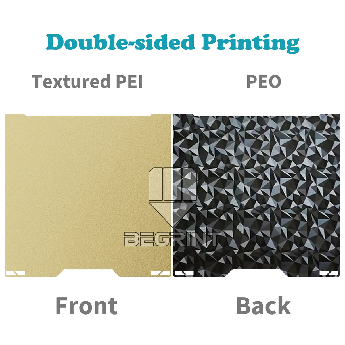 Double-Sided Build Plate | For Bambu Lab H2D