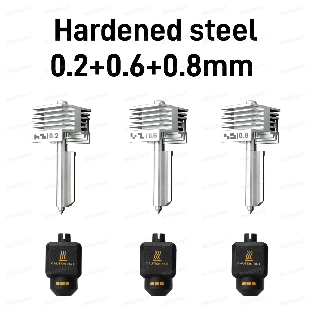Bambu Lab P2S/X2D Quick-Swap All-Metal Hotend Nozzle | 0.4mm Hardened Steel