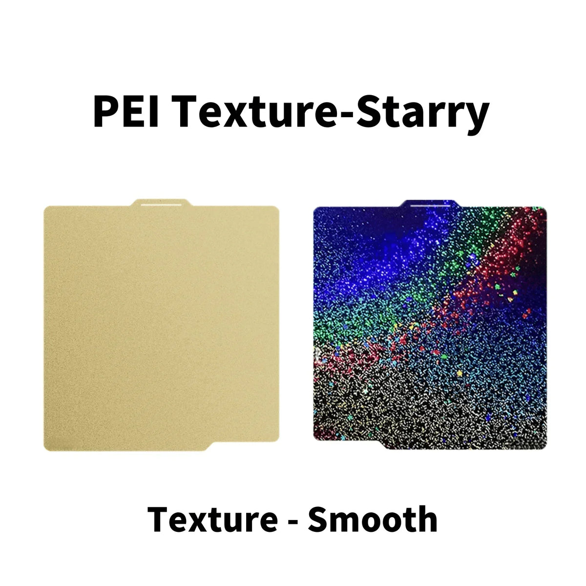Double-Sided Textured PEI & PET Build Plate | For Bambu Lab (257x257mm)