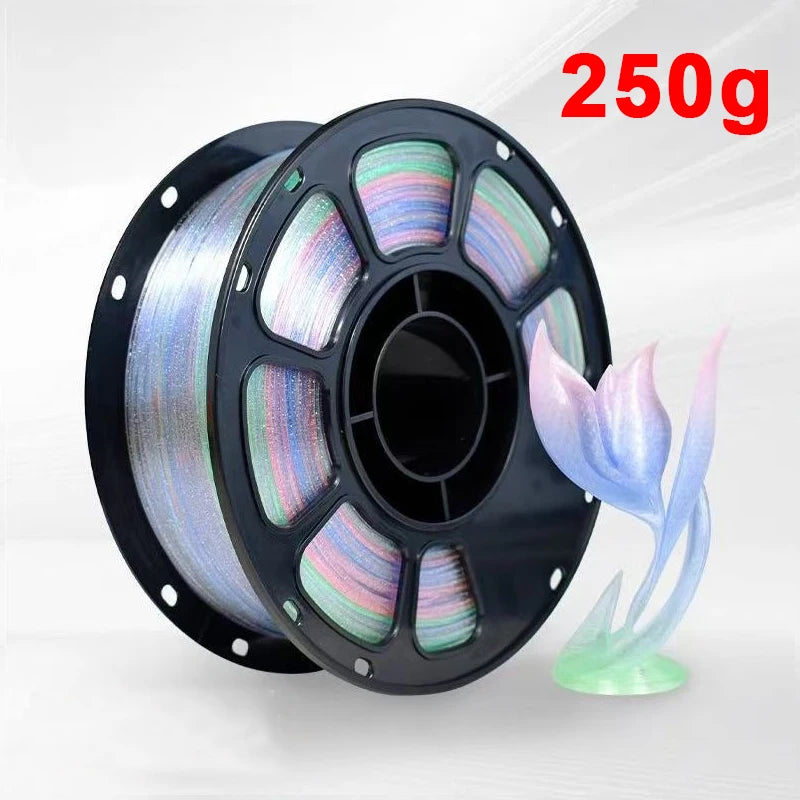 Premium Crystal Sparkle PLA Filament 1.75mm | Silky Glitter Finish