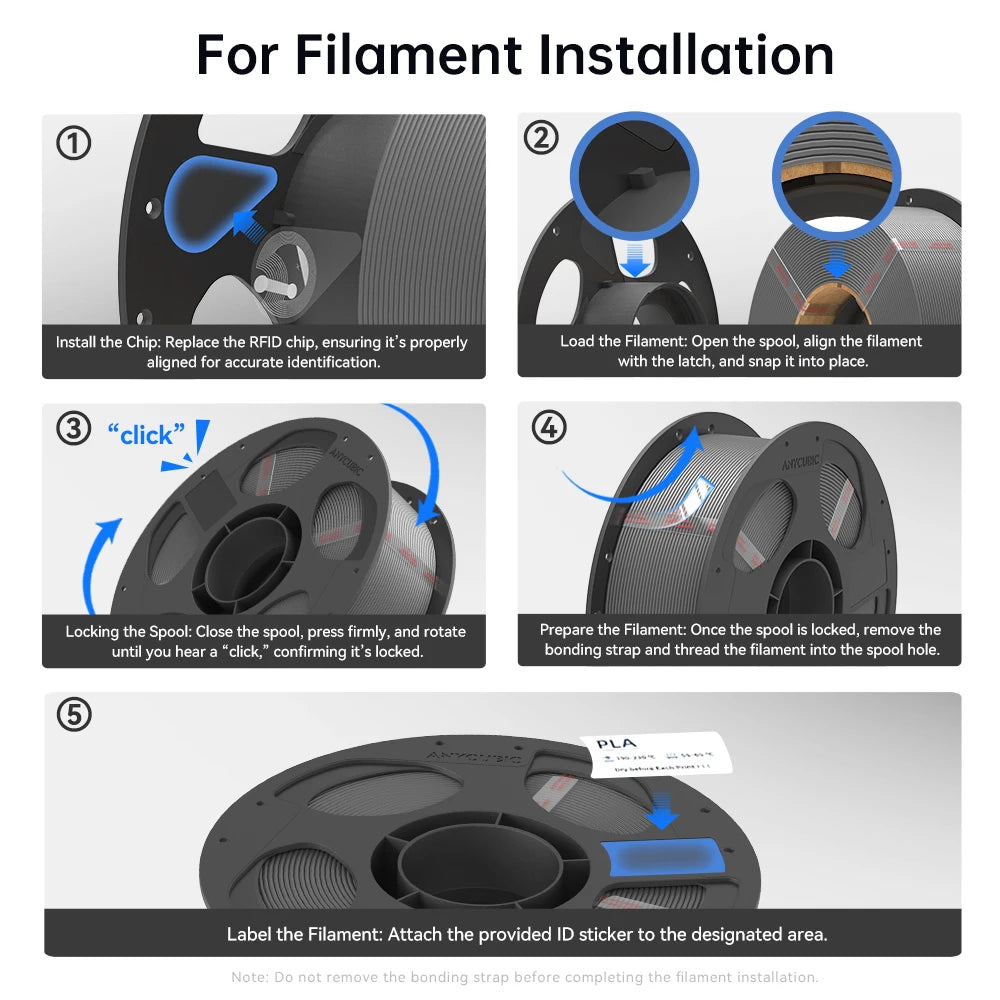Spooless PLA Filament Refill 1.75mm | Eco-Friendly 10KG Bulk