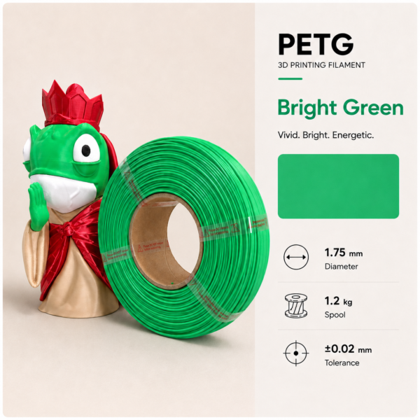 Everyday Essential PETG 3D Filament 1.75mm - Classic Finish (1KG)
