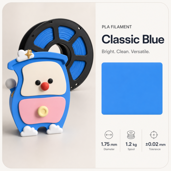 Everyday Essential PLA 3D Filament | Classic Finish | 1KG