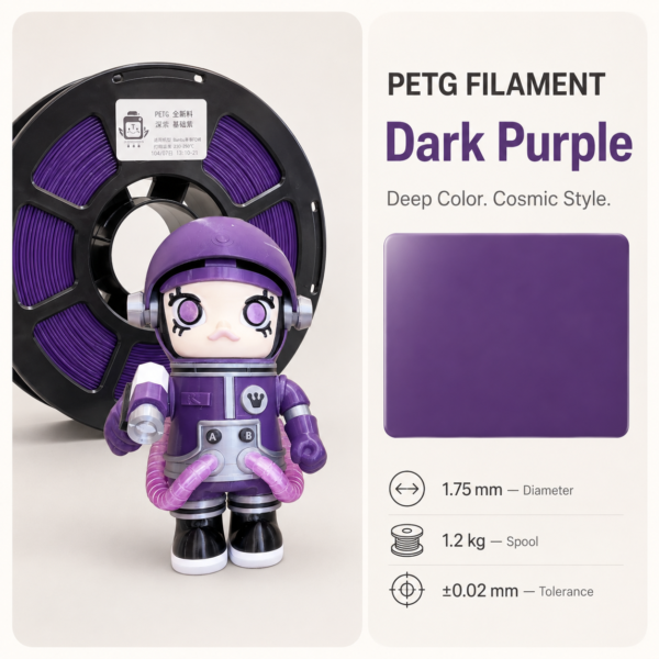 Everyday Essential PETG 3D Filament 1.75mm - Classic Finish (1KG)