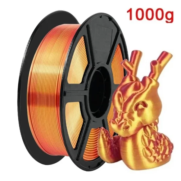 Premium Dual Color Silk PLA Filament 1.75mm | 200g-1KG | Two-Tone Finish