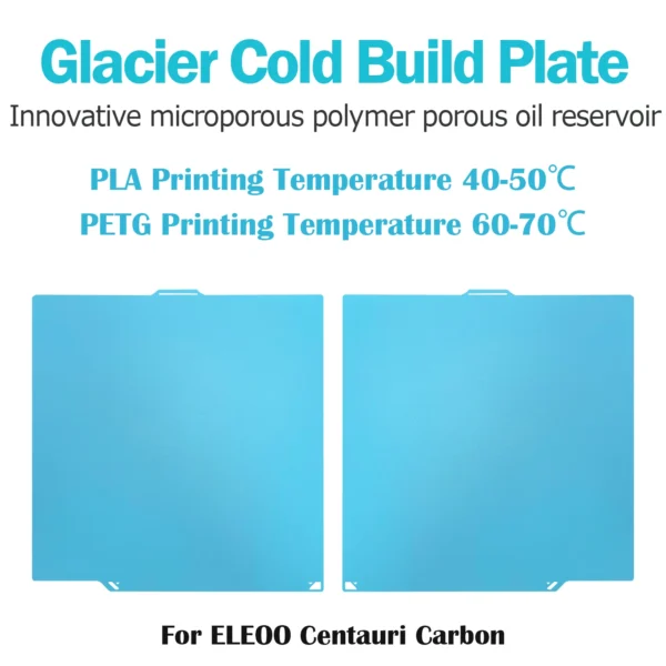 No Glue Needed Cold Plate | Smooth Build Surface