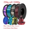 Premium Dual Color Silk PLA Filament 1.75mm | 200g-1KG | Two-Tone Finish