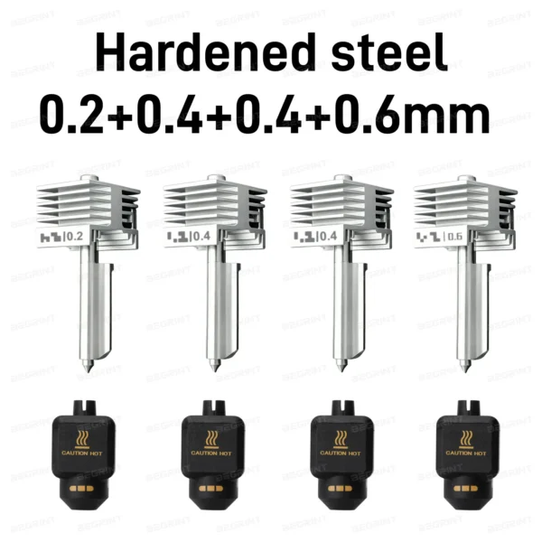 Bambu Lab P2S/X2D Quick-Swap All-Metal Hotend Nozzle | Available Multiple Sizes