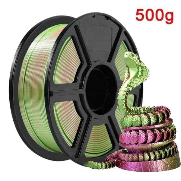 Premium Dual Color Silk PLA Filament 1.75mm | 200g-1KG | Two-Tone Finish