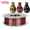Premium Tricolor Silk PLA Filament 1.75mm | Tri-Color Pearlescent