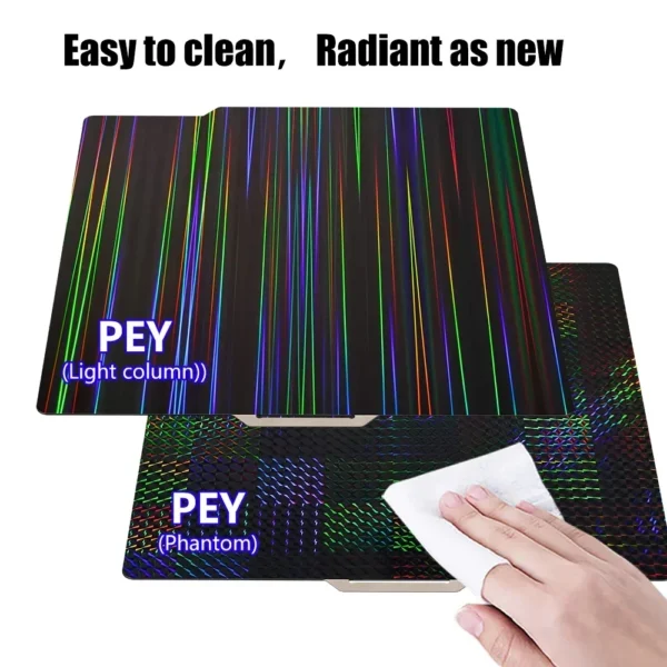 Double-Sided Textured PEI & PET Build Plate | For Bambu Lab (257x257mm)