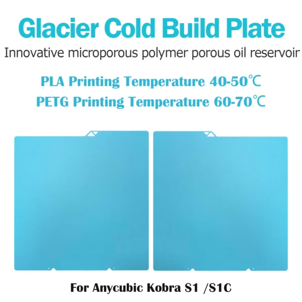 No Glue Needed Cold Plate | Smooth Build Surface
