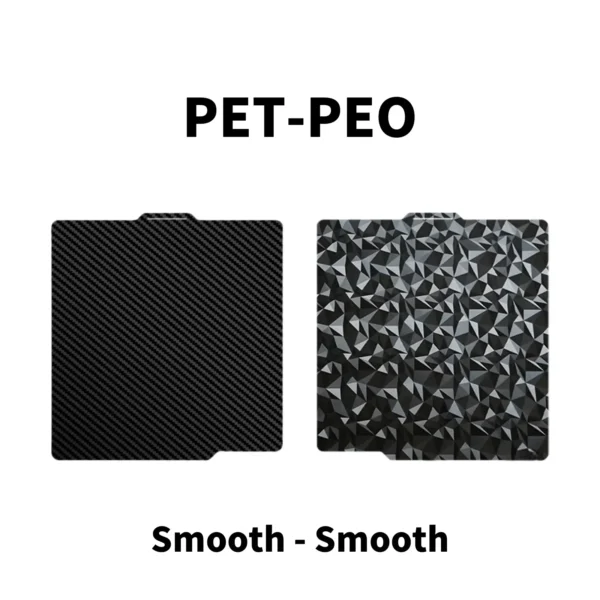 Double-Sided Textured PEI & PET Build Plate | For Bambu Lab (257x257mm)
