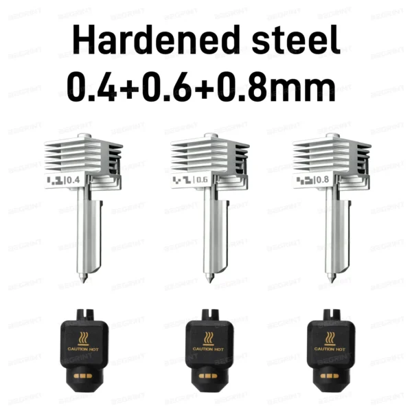 Bambu Lab P2S/X2D Quick-Swap All-Metal Hotend Nozzle | Available Multiple Sizes