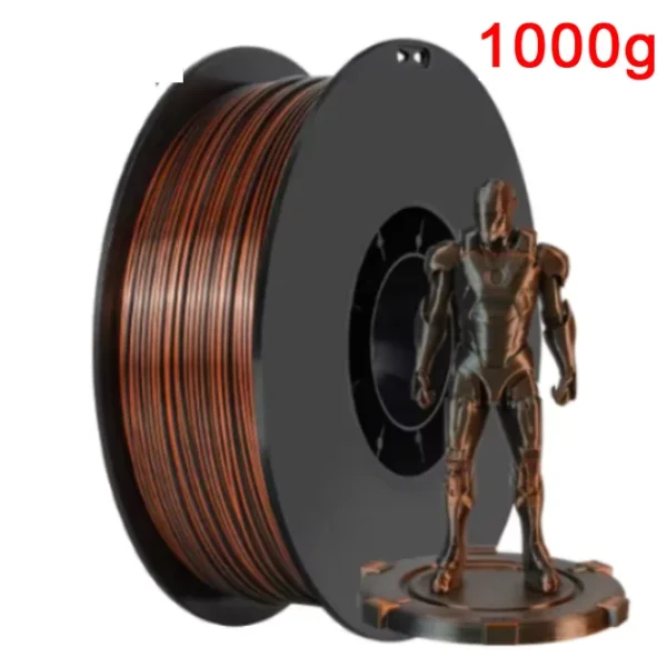 Premium Dual Color Silk PLA Filament 1.75mm | 200g-1KG | Two-Tone Finish