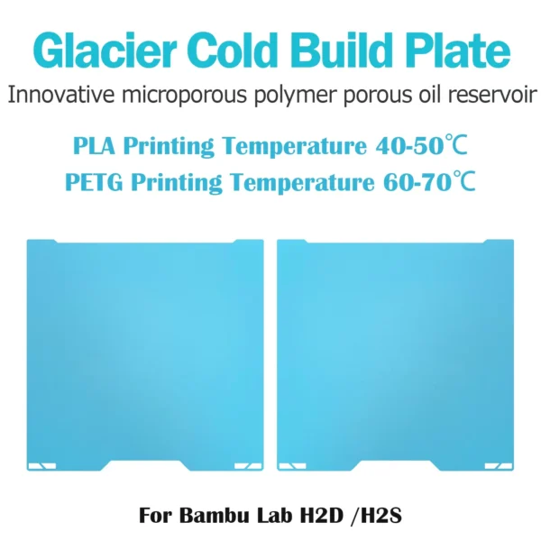 Double-Sided Build Plate | For Bambu Lab X1/P1/A1 (257x257mm)
