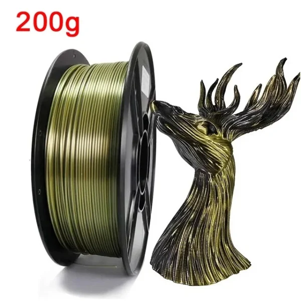 S3b7af5dd13de4e6b8fccf575e91b3190M.webp Premium 100-200G Tricolor Silk PLA Filament 1.75mm | Tri-Color Pearlescent