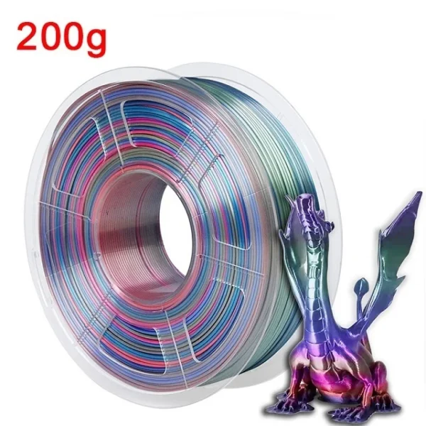 S3d3fea67248e4401b4b6fbc1f141d05d1.webp Premium 100-200G Tricolor Silk PLA Filament 1.75mm | Tri-Color Pearlescent