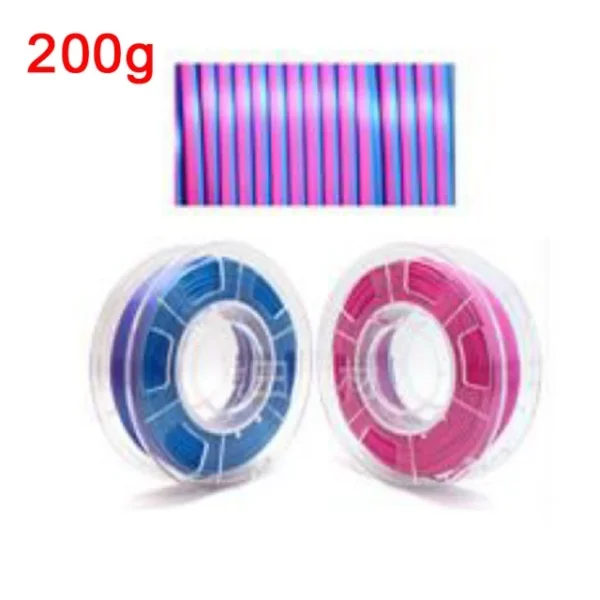 S434de2b409694bfb8643665970345d60V.webp Premium 100-200G Tricolor Silk PLA Filament 1.75mm | Tri-Color Pearlescent