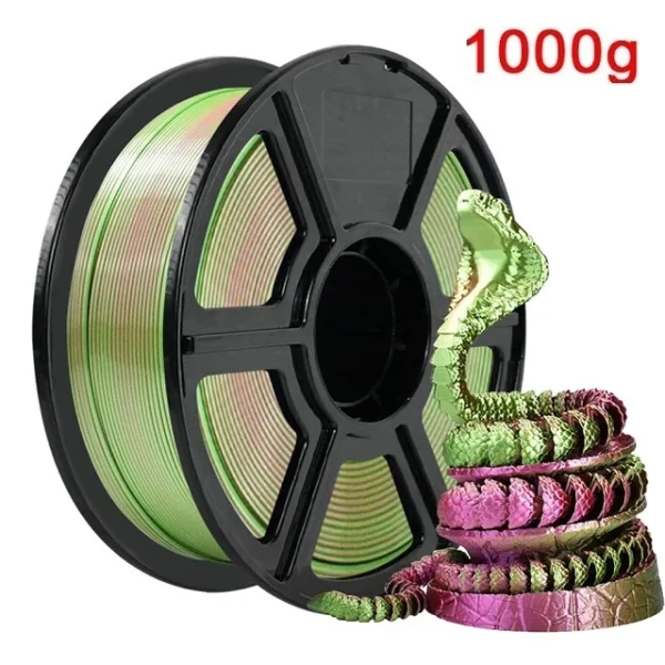 Premium Dual Color Silk PLA Filament 1.75mm | 200g-1KG | Two-Tone Finish