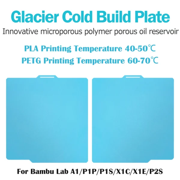 Double-Sided Textured PEI & PET Build Plate | For Bambu Lab (257x257mm)