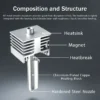 Bambu Lab P2S/X2D Quick-Swap All-Metal Hotend Nozzle | Available Multiple Sizes