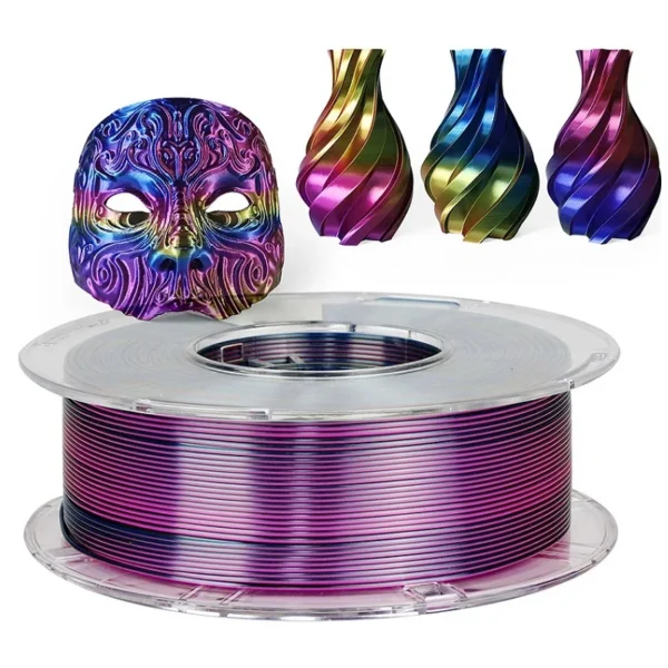 S56a87246b3804f7fac3c8232ac192a20s.webp Premium 100-200G Tricolor Silk PLA Filament 1.75mm | Tri-Color Pearlescent
