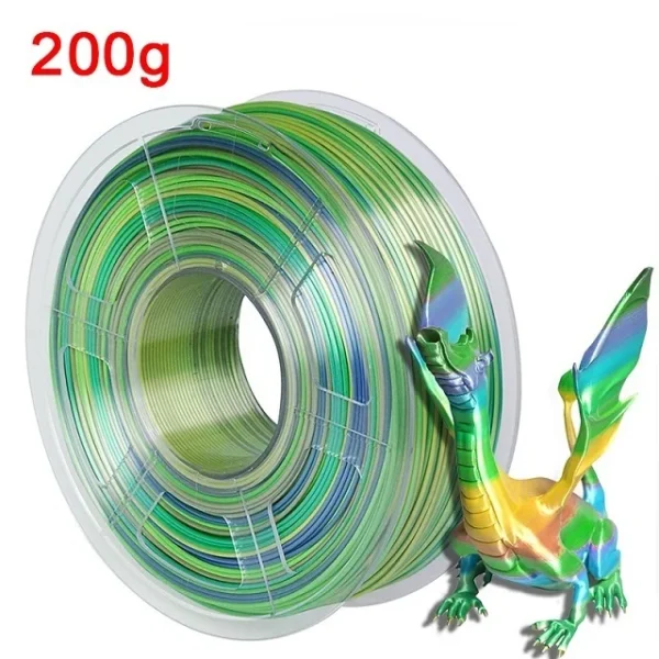 S58b2f111a4304ad5a0ff63cfbc26c3beJ.webp Premium 100-200G Tricolor Silk PLA Filament 1.75mm | Tri-Color Pearlescent