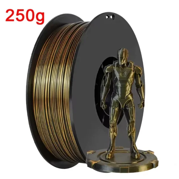 Premium Dual Color Silk PLA Filament 1.75mm | 200g-1KG | Two-Tone Finish