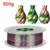 Premium Tricolor Silk PLA Filament 1.75mm | Color-Shifting Finish