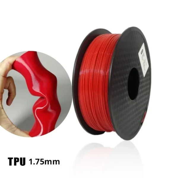 Premium 1KG TPU Flexible Filament 1.75mm | 95A Hardness | Glow Effect