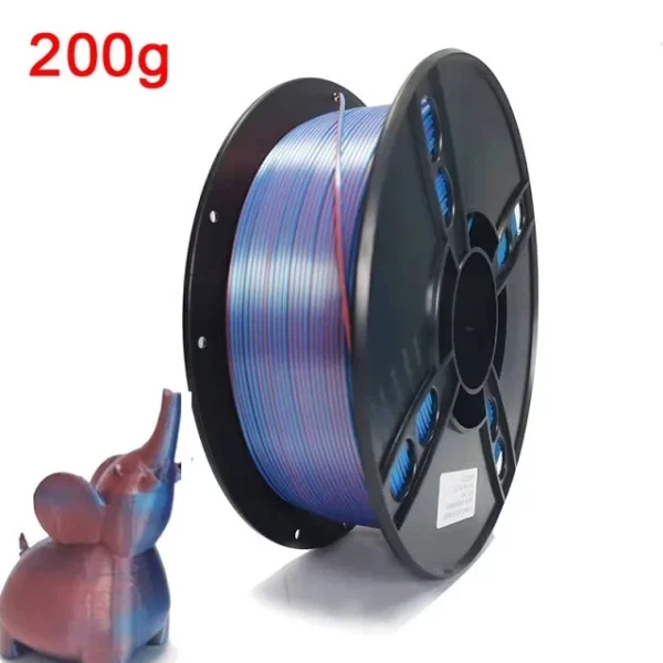 S6b4d5aa16deb472b831eafc905d3bf16A.webp Premium 100-200G Tricolor Silk PLA Filament 1.75mm | Tri-Color Pearlescent