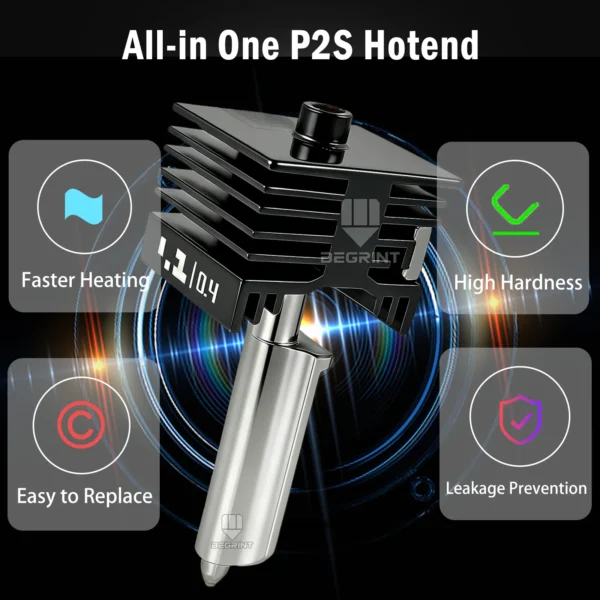 Stainless Steel Hotend | For Bambu Lab P2S