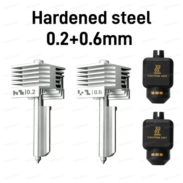 Bambu Lab P2S/X2D Quick-Swap All-Metal Hotend Nozzle | Available Multiple Sizes