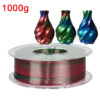 Premium Tricolor Silk PLA Filament 1.75mm | Color-Shifting Finish