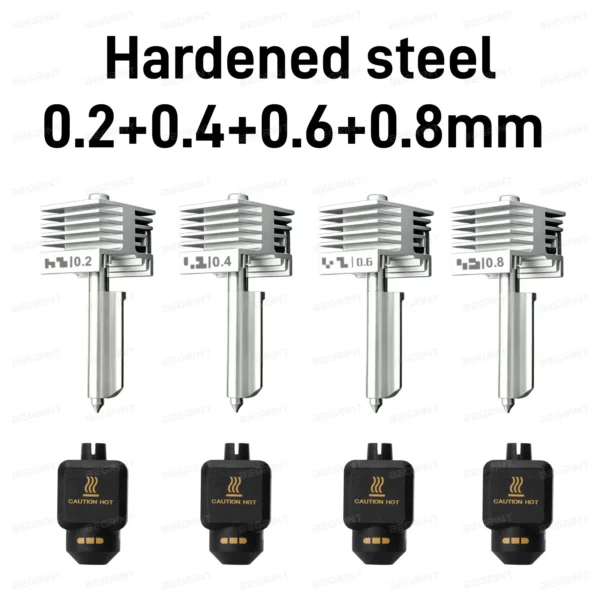Bambu Lab P2S/X2D Quick-Swap All-Metal Hotend Nozzle | Available Multiple Sizes