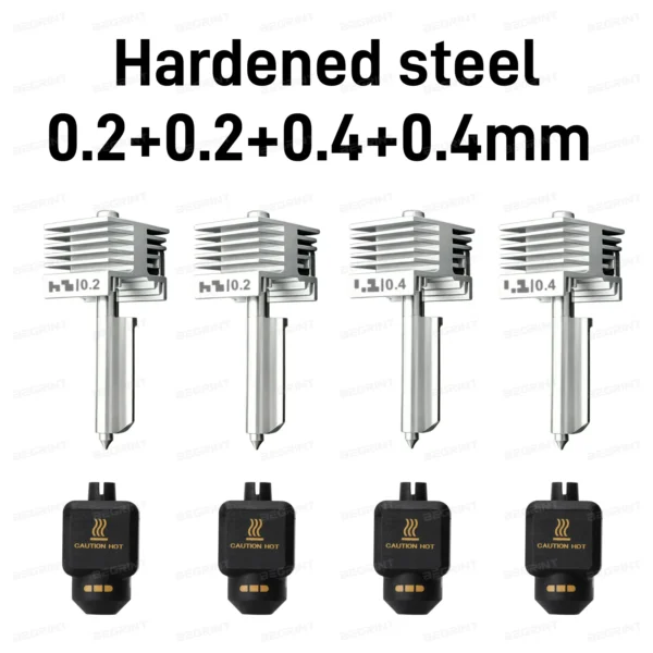 Bambu Lab P2S/X2D Quick-Swap All-Metal Hotend Nozzle | Available Multiple Sizes