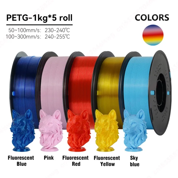 S848370ba98cf4672a37e1f4646a3567dc.webp Kingroon PETG Filament 1.75mm | Neatly Wound | 5KG & 10KG Bulk Bundles